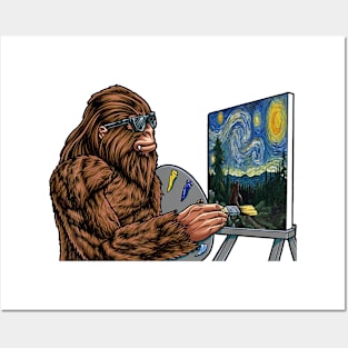 Funny Bigfoot And Vangoth Style Posters and Art